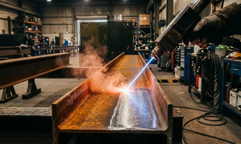 East Tamaki Warehouse Steel Laser Cleaning and Recoating