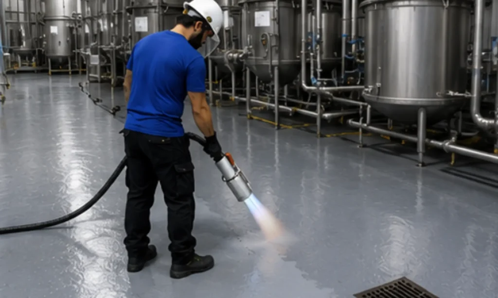 Manukau Commercial Floor Polyfusion Coating