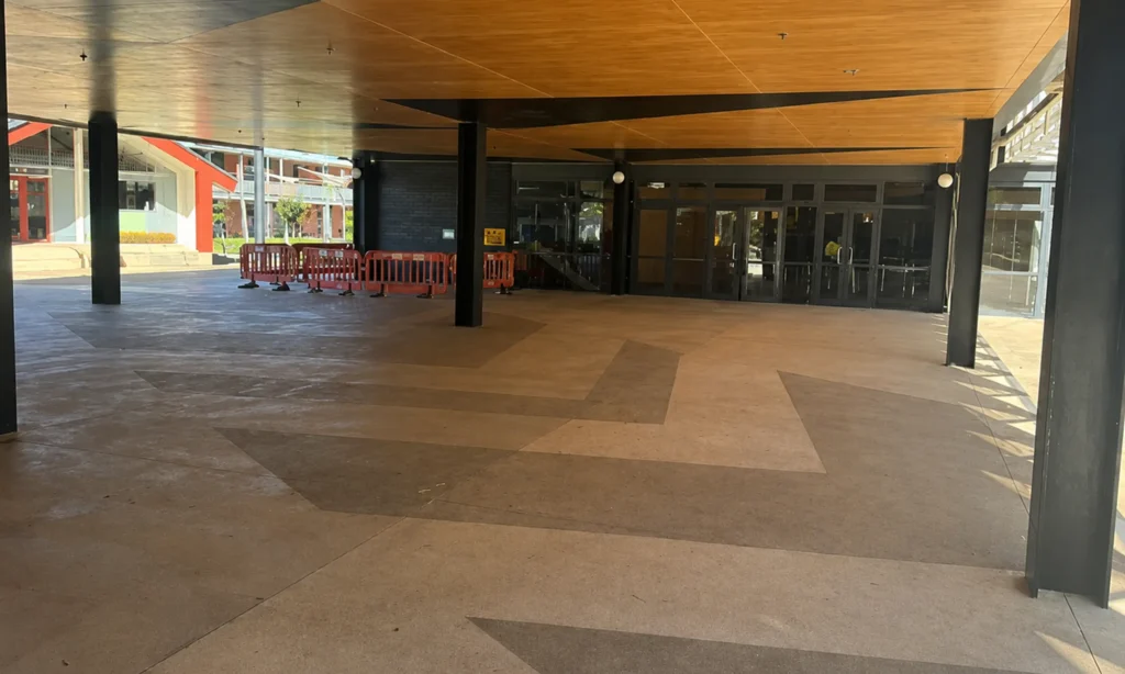 Whangārei Boys' High School Concrete Stencilling