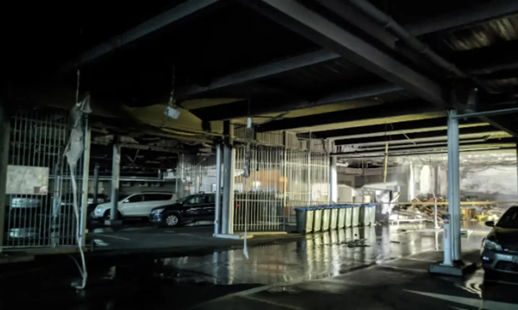 Wilson Carpark Steel Fire Protection